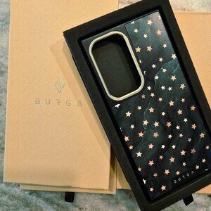 BURGA Samsung Galaxy S24 Ultra Case Green & Gold NEW